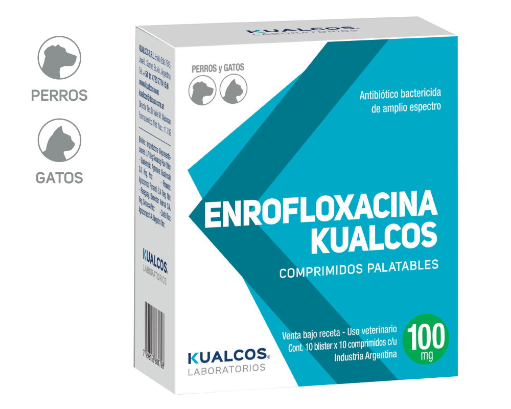 Imagen de Enrofloxacina KUALKOS 100G  - BLISTER